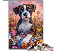 1000 Pieces Jigsaw Puzzles For Teens And Adults Boxer Dog, Family Activity Unique Home Decor And Gifts for Ages 14+ (Size 26x38cm)