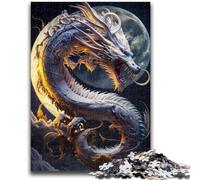 1000 Pieces Jigsaw Puzzles For Teens And Adults Brave Dragon Challenging To Complete But Fun And Humorous Birthday Present, Gifts, Wall Art 38x26cm