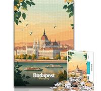 1000 Pieces Jigsaw Puzzles For Teens And Adults Budapest Parliament Building,Toys Educational Games Stress Relieving Great Gifts And Toys (38x26cm)