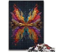 1000 Pieces Jigsaw Puzzles For Teens And Adults Butterfly Oil Painting Adult Puzzles,Family Educational Games Home Decoration Gift (75x50cm)