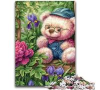1000 Pieces Jigsaw Puzzles For Teens And Adults Cartoon Teddy Bear Stress Reliever Difficult Challenge Unique Home Decor And Gifts 26x38cm