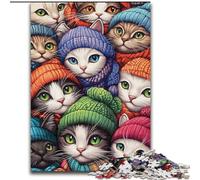 1000 Pieces Jigsaw Puzzles For Teens And Adults Cat Art, for Age 14 Years And over Home Decor As A Gift for The Whole Family And Friends (Size 50x75cm)
