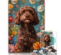 1000 Pieces Jigsaw Puzzles For Teens And Adults Cavapoo,Challenging To Complete But Fun And Humorous Unique Birthday And Gifts 50x75cm