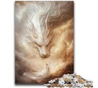 1000 Pieces Jigsaw Puzzles For Teens And Adults Chinese Style Dragon Puzzles for Adults,Interesting Stress Reduction Parent-child Interaction (50x75cm)