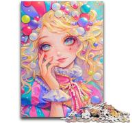 1000 Pieces Jigsaw Puzzles For Teens And Adults Clown Girl Learning Educational Toys Fun at Home Activities, Birthday Present,Travel Gifts 38x26cm