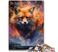 1000 Pieces Jigsaw Puzzles For Teens And Adults Colorful Art Fox 1000 Pieces for Adults,Educational Games DIY Toys Great Gifts And Toys (50x75cm)
