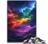 1000 Pieces Jigsaw Puzzles For Teens And Adults Colorful Clouds Challenging Game And Family Play Educational Game for Birthday, Chrismas 26x38cm