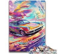 1000 Pieces Jigsaw Puzzles For Teens And Adults Colorful Sports Cars Puzzles,deal As Gifts for The Whole Family for Ages 14+ (38x26cm)