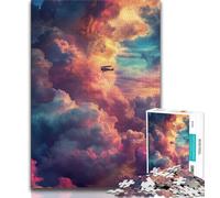 1000 Pieces Jigsaw Puzzles For Teens And Adults Coloured Clouds Puzzles,is Ideal As Gifts for The Whole Family for Age 14 (size 38x26cm)