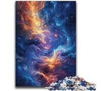 1000 Pieces Jigsaw Puzzles For Teens And Adults Colourful Cloud Explosion Family Entertainment Toys with Matching Poster And Trivia Sheet 50x75cm