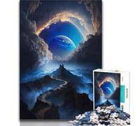 1000 Pieces Jigsaw Puzzles For Teens And Adults Colourful Fantasy Cosmic Black Hole 1000 Pieces for Adults,Educational Games DIY Toys Great Gifts And Toys 38x26cm
