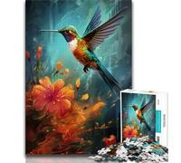 1000 Pieces Jigsaw Puzzles For Teens And Adults Colourful Hummingbirds 1000 Pieces for Adults,Educational Games DIY Toys Great Gifts And Toys 75x50cm