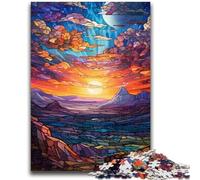 1000 Pieces Jigsaw Puzzles For Teens And Adults Colourful Summer Evening Sunset Teenager Puzzles,is Ideal As Gifts for The Whole Family for Age 14 (75x50cm)