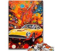 1000 Pieces Jigsaw Puzzles For Teens And Adults Cool Colourful Sports Cars Brain Teaser Game Wall Decoration Unique Birthday And Xmas Gifts 50x75cm