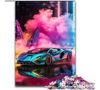 1000 Pieces Jigsaw Puzzles For Teens And Adults Cool Sports Car, Educational Games Home Decoration Is Ideal As A Gift for The Whole Family 50x75cm