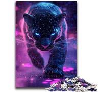 1000 Pieces Jigsaw Puzzles For Teens And Adults Cosmic Black Panther 1000 Piece Jigsaw,Toys Educational Games Stress Relieving Unique Birthday And Gifts (38x26cm)
