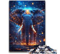 1000 Pieces Jigsaw Puzzles For Teens And Adults Cosmic Elephant 1000 Pieces for Adults,deal As Gifts for The Whole Family for Ages 14+ (26x38cm)