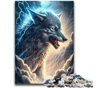 1000 Pieces Jigsaw Puzzles For Teens And Adults Cosmic Nebula Wolf Puzzles,deal As Gifts for The Whole Family for Ages 14+ (50x75cm)