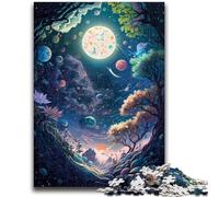 1000 Pieces Jigsaw Puzzles For Teens And Adults Crazy Space Landscape Learning Educational Toys Fun at Home Activities, Birthday Present,Travel Gifts 38x26cm