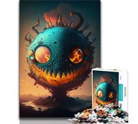 1000 Pieces Jigsaw Puzzles For Teens And Adults Creepy Planet 1000 Pieces for Adults,deal As Gifts for The Whole Family for Ages 14+ 38x26cm