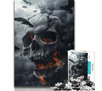 1000 Pieces Jigsaw Puzzles For Teens And Adults Crow Skeleton Teenager Puzzles,Toys Educational Games Stress Relieving Unique Birthday And Gifts (size 75x50cm)