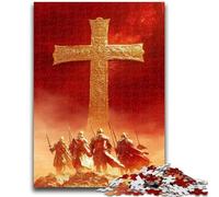 1000 Pieces Jigsaw Puzzles For Teens And Adults Crusade Army Knight 1000 Pieces for Teenagers,Wishlist with Santa Claus for And Age 14 (26x38cm)