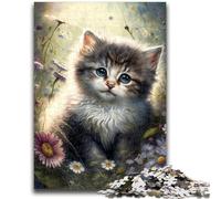 1000 Pieces Jigsaw Puzzles For Teens And Adults Cute Kitten Puzzles,deal As Gifts for The Whole Family for Ages 14+ (38x26cm)