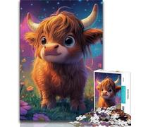 1000 Pieces Jigsaw Puzzles For Teens And Adults Cute Yak Baby Teenager Puzzles,Fun Present & Activity for Home,Toy for Rainy Days 38x26cm
