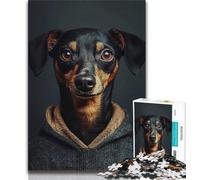 1000 Pieces Jigsaw Puzzles For Teens And Adults Dachshund,Vibrant And Unique Design Relaxing & Challenging Puzzle Experience 38X26CM