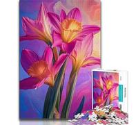 1000 Pieces Jigsaw Puzzles For Teens And Adults Daffodils Oil Painting 1000 Pieces for Adults,Challenging Game for Is Ideal As A Gift for The Whole Family 38x26cm