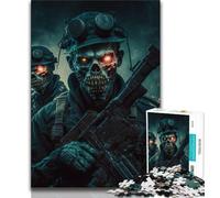 1000 Pieces Jigsaw Puzzles For Teens And Adults Dead Army Zombie Soldier 1000 Pieces for Adults,Educational Games DIY Toys Great Gifts And Toys 38x26cm