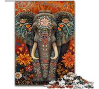 1000 Pieces Jigsaw Puzzles For Teens And Adults Dead Elephant, for Age 14 Years And over Home Decor As A Gift for The Whole Family And Friends (Size 26x38cm)