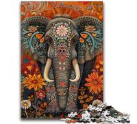 1000 Pieces Jigsaw Puzzles For Teens And Adults Dead Elephant Stress Reliever Difficult Challenge Suitable for Desktop Decoration 50x75cm