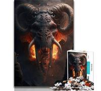 1000 Pieces Jigsaw Puzzles For Teens And Adults Demonic Elephant Adult Jigsaw,Educational Games Wall Decoration Unique Birthday And Xmas Gifts (size 75x50cm)