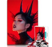 1000 Pieces Jigsaw Puzzles For Teens And Adults Devil Girl 1000 Pieces for Adults,deal As Gifts for The Whole Family for Ages 14+ 38x26cm