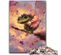 1000 Pieces Jigsaw Puzzles For Teens And Adults Dinosaur Wizard for And 14 Years And over Interesting Stress Reduction Gifts for Friends And Family 26x38cm
