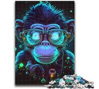 1000 Pieces Jigsaw Puzzles For Teens And Adults Dr. Monkey Suitable for People Aged 14 And Above Educational Game Challenge Toy Gift For Birthdays 50x75cm