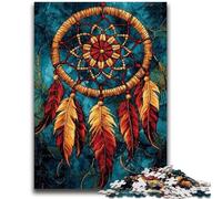 1000 Pieces Jigsaw Puzzles For Teens And Adults Dream Catcher 1000 Piece Jigsaw,Wishlist with Santa Claus for And Age 14 (38x26cm)