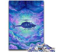 1000 Pieces Jigsaw Puzzles For Teens And Adults Dream Helicopter 1000 Piece Jigsaw,Toys Educational Games Stress Relieving Unique Birthday And Gifts (38x26cm)