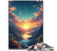 1000 Pieces Jigsaw Puzzles For Teens And Adults Dream Scenery Adult Jigsaw,Staycation Kill Time with Fully Interlocking Randomly Shaped Pieces (50x75cm)