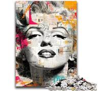 1000 Pieces Jigsaw Puzzles For Teens And Adults Famous Actors for Age 14+ Quiz Game Fun at Home Activities, Birthday Present,Travel Gifts 50x75cm