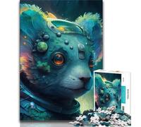 1000 Pieces Jigsaw Puzzles For Teens And Adults Fantastical Koala Puzzles for Adults,Interesting Stress Reduction Parent-child Interaction 38x26cm