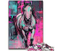 1000 Pieces Jigsaw Puzzles For Teens And Adults Fantasy Horse 1000 Piece Puzzle,Family Game Stress Reliever Difficult Challenge Suitable for Couples (50x75cm)