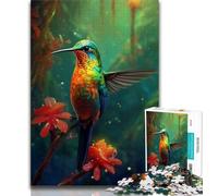 1000 Pieces Jigsaw Puzzles For Teens And Adults Fantasy Hummingbird Puzzles for Adults,Interesting Stress Reduction Parent-child Interaction 38x26cm
