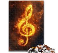 1000 Pieces Jigsaw Puzzles For Teens And Adults Fantasy Musical Notes Adult Jigsaw,Staycation Kill Time with Fully Interlocking Randomly Shaped Pieces (38x26cm)