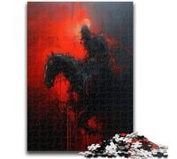 1000 Pieces Jigsaw Puzzles For Teens And Adults Fantasy Ninja Knight Teenager Puzzles,is Ideal As Gifts for The Whole Family for Age 14 (26x38cm)
