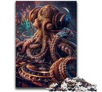 1000 Pieces Jigsaw Puzzles For Teens And Adults Fantasy Octopus 1000 Pieces for Teenagers,Challenging Game Toys Wall Decoration Unique Birthday And Xmas Gifts (38x26cm)