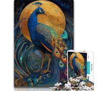 1000 Pieces Jigsaw Puzzles For Teens And Adults Fantasy Peacock Puzzles for Adults,Learning Educational Toys Family Games Gifts for Friends And Family 38x26cm