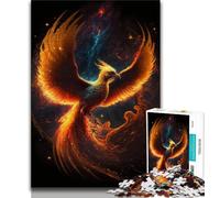 1000 Pieces Jigsaw Puzzles For Teens And Adults Fantasy Phoenix 1000 Piece Puzzle,Stress Reliever Staycation Kill Time Wishlist with Santa Claus (size 75x50cm)