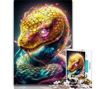 1000 Pieces Jigsaw Puzzles For Teens And Adults Fantasy Snake Adult Jigsaw,Educational Toys & Games for Adults And Teenagers (size 75x50cm)